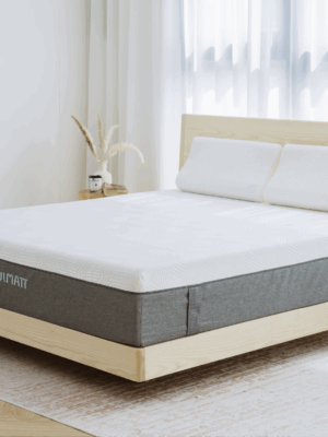 副4 北美原木漂浮床架