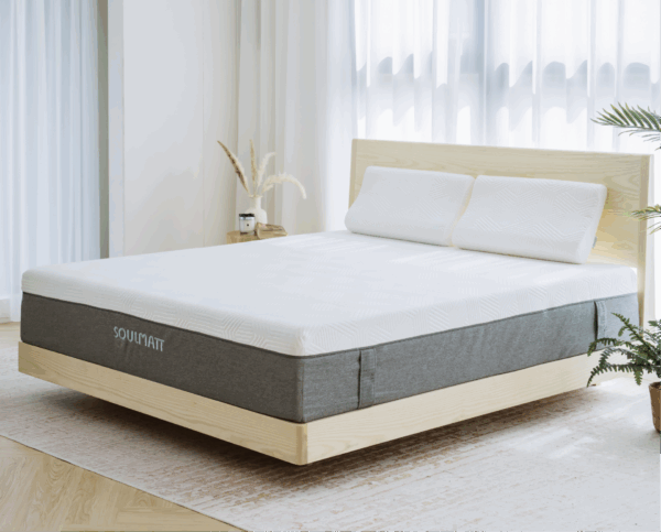 副4 北美原木漂浮床架