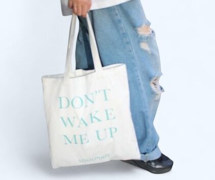 Don't Wake Me Up 厚磅帆布袋